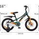 Дитячий велосипед Royalbaby Explorer 16 (CM16-3) темно-зелений