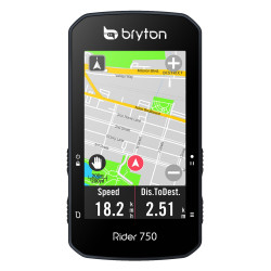 Велокомп'ютер BRYTON RIDER 750E - чорний