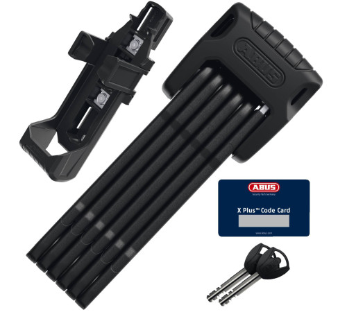 Велозамок ABUS BORDO GRANIT™ XPlus™ 6500K/90 BK SH - чорний Велозамок ABUS BORDO GRANIT™ XPlus™ 6500K/90 BK SH - чорний