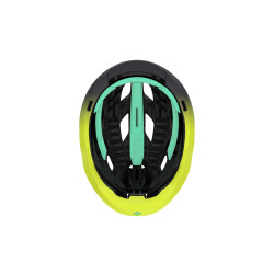 Шолом LAZER Strada KinetiCore L 58-61cm, чорно-зелений матовий