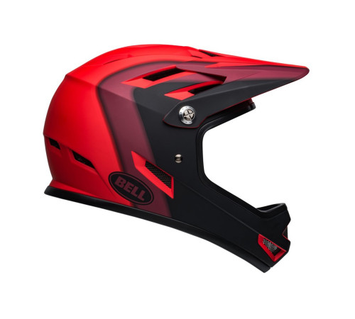 Шолом BELL Sanction full face L(58-60cm) червоно-чорний матовий Шолом BELL Sanction full face L(58-60cm) червоно-чорний матовий