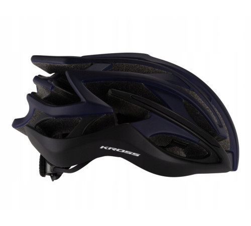 Дорожній шолом KROSS PELETON PRO L 58-61см чорно-синій Дорожній шолом KROSS PELETON PRO L 58-61см чорно-синій