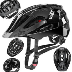 Шолом UVEX QUATRO all 52-57cm чорний