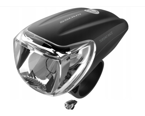 Лампа передня KROSS TURISMO Sport 3W Cree 150lm, чорна