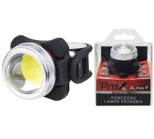 Лампа передня /АКБ/ PROX ALPHA F COB LED USB біла
