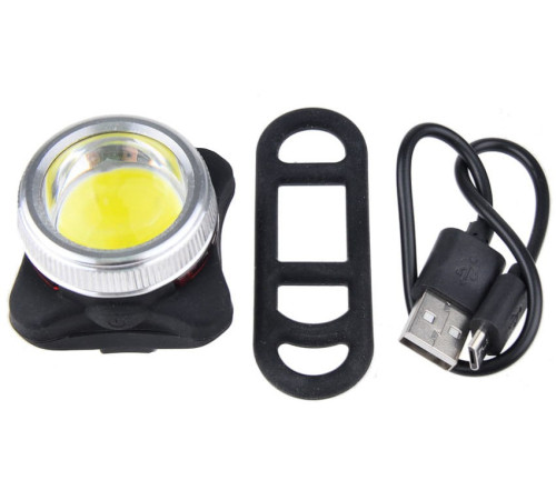 Лампа передня /АКБ/ PROX ALPHA F COB LED USB біла