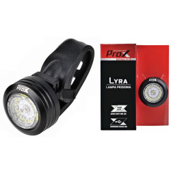Ліхтар передній /Акумулятор/ PROX LYRA SMD LED 30LM 260mAh USB, Чорний