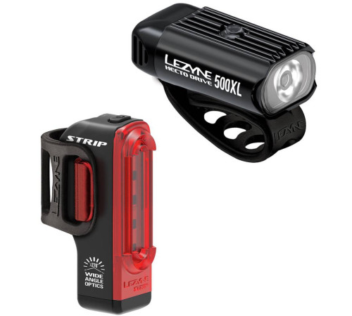 Ліхтар p+t LEZYNE HECTO DRIVE 500 XL/ Strip Drive 300 (500/300lm) USB