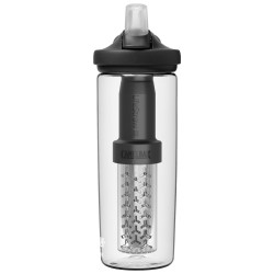 Пляшка прозора CamelBak eddy+ LifeStraw 600мл 