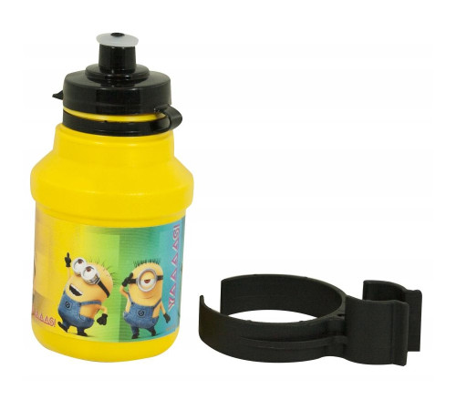 Велосипедна пляшка Minionki 350 ml жовта з ручкою inSPORTline Велосипедна пляшка Minionki 350 ml жовта з ручкою inSPORTline