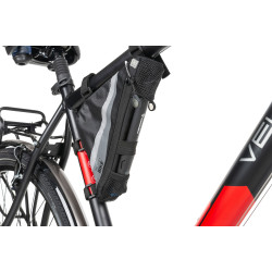 Сумка Трикутна на раму MERIDA SMART T-BAG III Чорно-Сіра