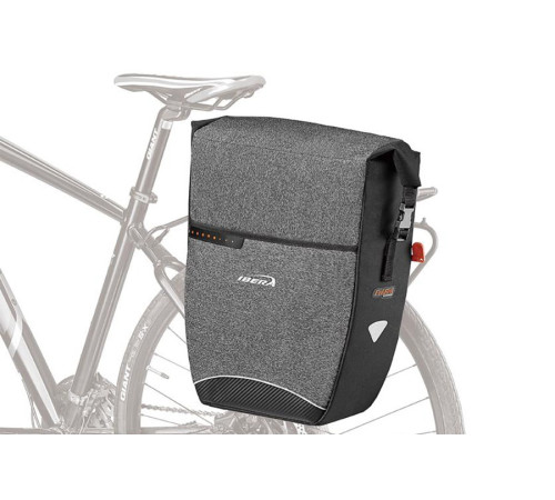Сумка на багажник IBERA PAKRAK PANNIERS IB-BA23 40 L szt-1 Сумка на багажник IBERA PAKRAK PANNIERS IB-BA23 40 L szt-1