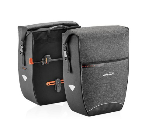 Сумка на багажник IBERA PAKRAK PANNIERS IB-BA23 40 L szt-1 Сумка на багажник IBERA PAKRAK PANNIERS IB-BA23 40 L szt-1