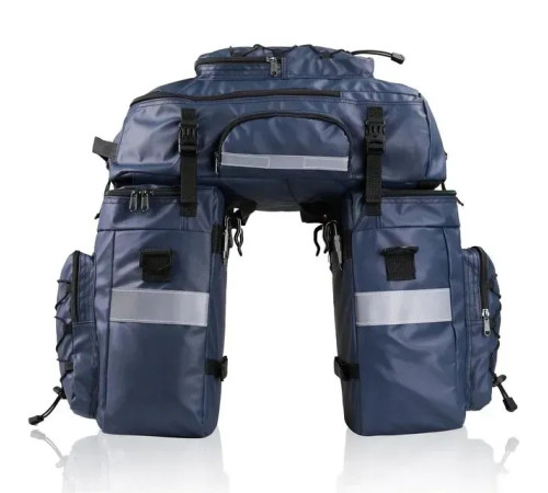 Велобаул 3-в-1 Rhinowalk X21606 65 л, синій Велобаул 3-в-1 Rhinowalk X21606 65 л, синій