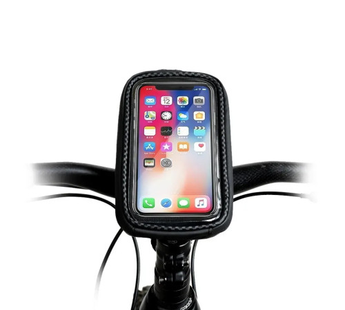 Чохол для телефона на кермо Rhinowalk Bike Phone 6.5 E001, чорний Чохол для телефона на кермо Rhinowalk Bike Phone 6.5 E001, чорний