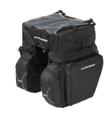 Сумка на багажник KROSS ROAMER TRIPLE REAR BAG , чорна