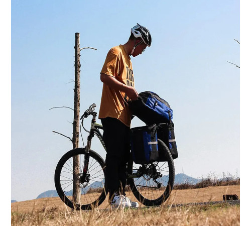 Велобаул 3-в-1 Rhinowalk E20655 70 л, синій Велобаул 3-в-1 Rhinowalk E20655 70 л, синій