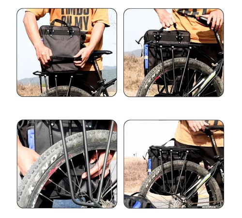 Велобаул 3-в-1 Rhinowalk E20655 70 л, синій Велобаул 3-в-1 Rhinowalk E20655 70 л, синій