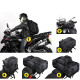 Сумка-рюкзак на багажник Rhinowalk Motorcycle MT21620 20 л, чорна