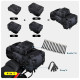 Сумка-рюкзак на багажник Rhinowalk Motorcycle MT21620 20 л, чорна