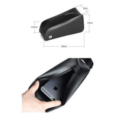 Чохол для телефона на раму Rhinowalk Bike Phone RK18330 1,2 л, чорний Чохол для телефона на раму Rhinowalk Bike Phone RK18330 1,2 л, чорний
