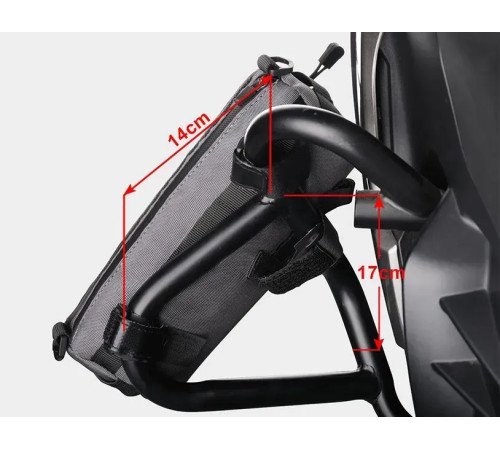 Сумка на кермо Rhinowalk RK9103 2,4 л, світловідбивна Сумка на кермо Rhinowalk RK9103 2,4 л, світловідбивна