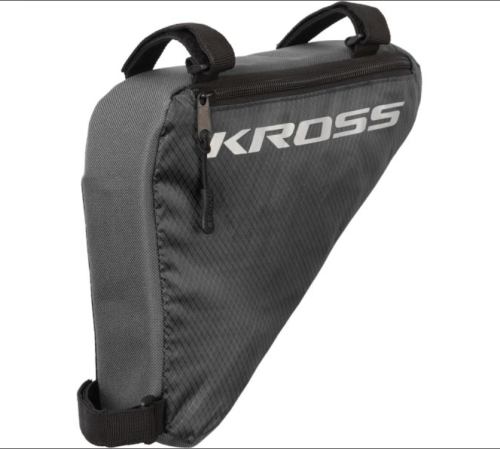 Сумка KROSS TRINAGLE BAG на трикутну раму 22х20х5,5см, графіт