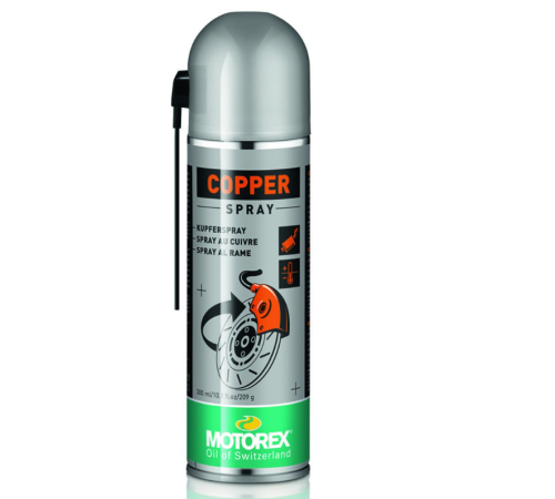 Мастило мідне MOTOREX Copper Aerosol 300мл Мастило мідне MOTOREX Copper Aerosol 300мл