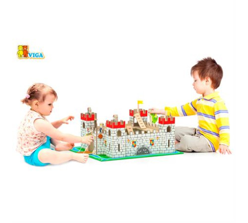 Дерев'яний набір Viga Toys Іграшковий замок (50310)