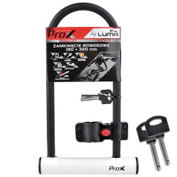 Велозамок з ключем PROX U-LOCK 180х320 мм  