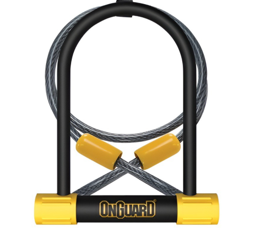 Велозамок ONGUARD Bulldog DT 8012 U-LOCK - 13 Мм 115 Мм 230 Мм - 5 Х Ключів З Кодом + Трос 10 Мм 120 См