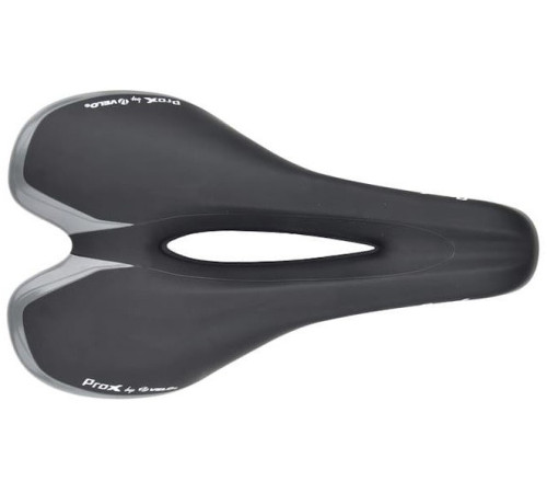 Сідло VELO PROX VL-2372 TRIATHLON, чорно-сіре