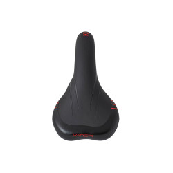 Сідло MTB cross VADER VD1151d-05 для чоловіків, чорно-червоне