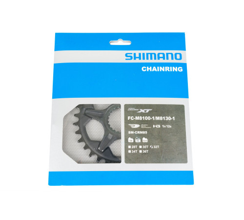 Шатун SHIMANO XT M8100 SM-CRM85 32T - чорний