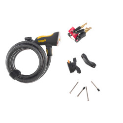 Велосипедний замок ONGUARD Doberman 8028 12х1850мм, 5 ключів, чорно-жовтий