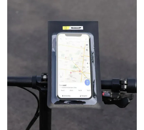 Чохол для телефона на кермо Rhinowalk Bike Phone 7 SK300, чорний Чохол для телефона на кермо Rhinowalk Bike Phone 7 SK300, чорний