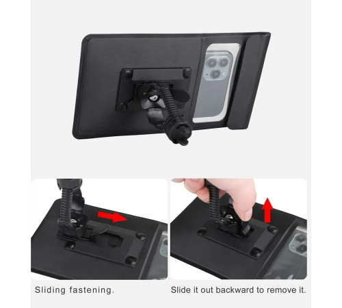 Чохол для телефона на кермо Rhinowalk Bike Phone 7 SK300, чорний Чохол для телефона на кермо Rhinowalk Bike Phone 7 SK300, чорний