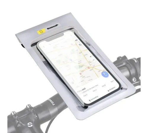 Чохол для телефона на кермо Rhinowalk Bike Phone 7 SK300, сріблястий Чохол для телефона на кермо Rhinowalk Bike Phone 7 SK300, сріблястий