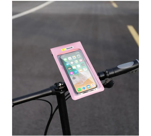 Чохол для телефона на кермо Rhinowalk Bike Phone 7.2 SK300, рожевий Чохол для телефона на кермо Rhinowalk Bike Phone 7.2 SK300, рожевий