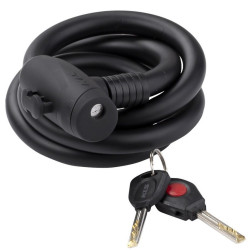 Велозамок кабельний KELLYS Hardcoil 150см чорний