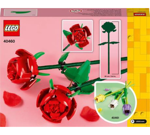 Конструктор LEGO Iconic Троянди 120 деталей (40460)