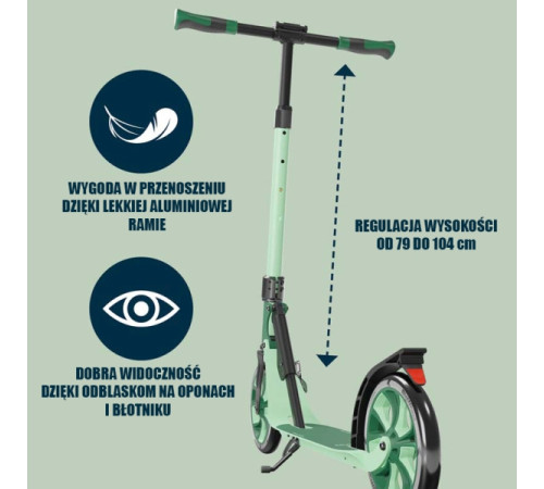 Самокат Hudora BigWheel® Advanced 205 (14151)