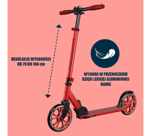 Самокат Hudora BigWheel® Up 200 (14452)