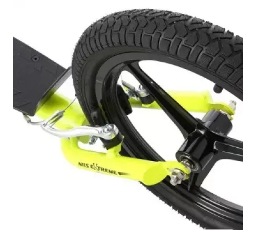 Самокат з надувними колами WHS300 20/16'' NILS EXTREME - жовто-чорний Самокат з надувними колами WHS300 20/16'' NILS EXTREME - жовто-чорний