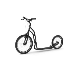 Самокат Yedoo Steel S2016 20/16' - чорний