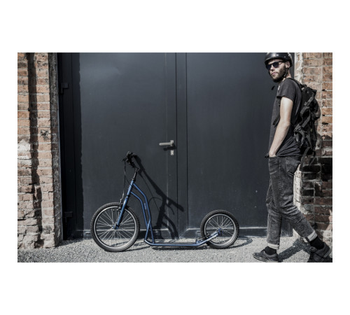 Самокат Yedoo Steel S2016 20/16' - синій Самокат Yedoo Steel S2016 20/16' - синій