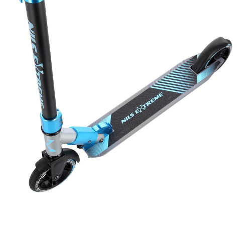 Самокат NILS EXTREME HD145 графітово-блакитний Самокат NILS EXTREME HD145 графітово-блакитний