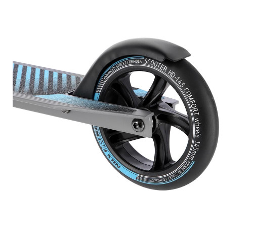 Самокат NILS EXTREME HD145 графітово-блакитний Самокат NILS EXTREME HD145 графітово-блакитний