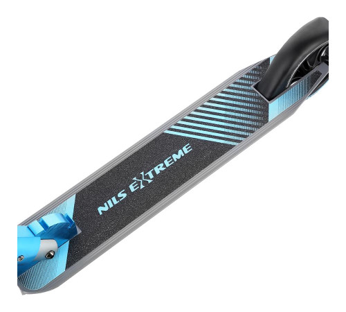 Самокат NILS EXTREME HD145 графітово-блакитний Самокат NILS EXTREME HD145 графітово-блакитний