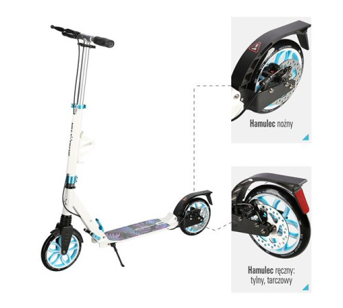 Самокат NILS EXTREME HM2040T білий Самокат NILS EXTREME HM2040T білий